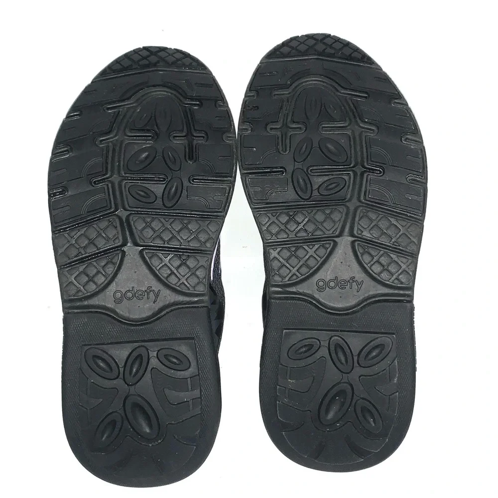 Women's Black and Lilac Walking Sneakers